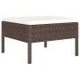 4-piece garden furniture set and brown synthetic rattan cushions by vidaXL, Garden sets - Ref: Foro24-3056965, Price: 297,19 ...
