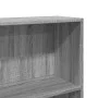 Estantería de madera de ingeniería gris Sonoma 80x24x176 cm de , Librerías y estanterías - Ref: Foro24-857858, Precio: 73,89 ...