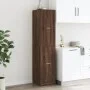 Armario botiquín madera ingeniería marrón roble 40x41x174,5 cm by , Lockers and storage cabinets - Ref: Foro24-3309651, Price...