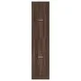 Armario botiquín madera ingeniería marrón roble 40x41x174,5 cm by , Lockers and storage cabinets - Ref: Foro24-3309651, Price...