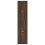 Armario botiquín madera ingeniería marrón roble 40x41x174,5 cm by , Lockers and storage cabinets - Ref: Foro24-3309651, Price...