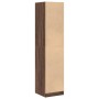 Armario botiquín madera ingeniería marrón roble 40x41x174,5 cm by , Lockers and storage cabinets - Ref: Foro24-3309651, Price...