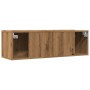 Muebles para TV de pared 2 uds roble artesanal 100x30x30 cm von , TV-Möbel - Ref: Foro24-857018, Preis: 94,33 €, Rabatt: %