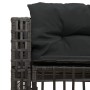 Sofá de jardín forma de L con cojines reposapiés ratán PE negro von , Outdoor-Sofas - Ref: Foro24-365893, Preis: 348,73 €, Ra...