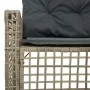 Sofá de jardín forma L cojines y taburete ratán PE gris claro by , Outdoor sofas - Ref: Foro24-365898, Price: 351,26 €, Disco...