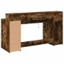 Escritorio con LED madera ingeniería roble ahumado 160x55x91 cm von , Schreibtische - Ref: Foro24-3309433, Preis: 194,57 €, R...