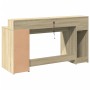 Escritorio con LED madera ingeniería roble Sonoma 160x55x91 cm von , Schreibtische - Ref: Foro24-3309431, Preis: 189,57 €, Ra...