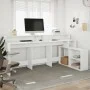 Escritorio con luz LED madera ingeniería blanco 200x104x91 cm von , Schreibtische - Ref: Foro24-3309465, Preis: 198,95 €, Rab...