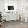 Escritorio con luz LED madera ingeniería blanco 200x104x91 cm von , Schreibtische - Ref: Foro24-3309465, Preis: 202,06 €, Rab...