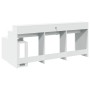 Escritorio con luz LED madera ingeniería blanco 200x104x91 cm von , Schreibtische - Ref: Foro24-3309465, Preis: 202,06 €, Rab...