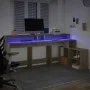 Escritorio con LED madera ingeniería roble Sonoma 200x104x91 cm by , Desks - Ref: Foro24-3309467, Price: 171,57 €, Discount: %