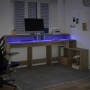 Escritorio con LED madera ingeniería roble Sonoma 200x104x91 cm by , Desks - Ref: Foro24-3309467, Price: 174,74 €, Discount: %