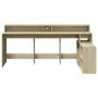 Escritorio con LED madera ingeniería roble Sonoma 200x104x91 cm by , Desks - Ref: Foro24-3309467, Price: 171,57 €, Discount: %