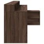 Escritorio con LED madera ingeniería marrón roble 200x104x91 cm von , Schreibtische - Ref: Foro24-3309471, Preis: 197,80 €, R...