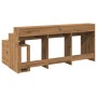 Escritorio con LED madera ingeniería artisian 200x104x91 cm by , Desks - Ref: Foro24-3309473, Price: 177,57 €, Discount: %