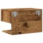 Mesita de noche de pared madera envejecida de , Mesitas de noche - Ref: Foro24-856820, Precio: 36,03 €, Descuento: %