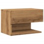 Mesita de noche de pared roble artisian de , Mesitas de noche - Ref: Foro24-856822, Precio: 46,40 €, Descuento: %