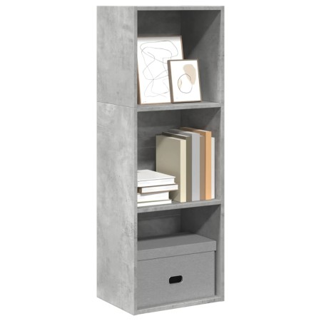 Estantería de madera de ingeniería gris hormigón 40x30x114 cm de , Librerías y estanterías - Ref: Foro24-857870, Precio: 43,57 €