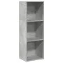 Estantería de madera de ingeniería gris hormigón 40x30x114 cm de , Librerías y estanterías - Ref: Foro24-857870, Precio: 40,4...