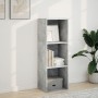 Estantería de madera de ingeniería gris hormigón 40x30x114 cm by , Bookcases and shelves - Ref: Foro24-857870, Price: 41,02 €...