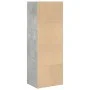 Estantería de madera de ingeniería gris hormigón 40x30x114 cm de , Librerías y estanterías - Ref: Foro24-857870, Precio: 40,4...