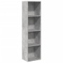 Estantería de madera de ingeniería gris hormigón 40x30x152 cm von , Bücherregale und Regale - Ref: Foro24-857879, Preis: 52,6...