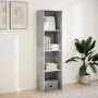 Estantería de madera de ingeniería gris hormigón 40x30x152 cm by , Bookcases and shelves - Ref: Foro24-857879, Price: 50,93 €...