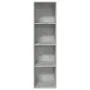 Estantería de madera de ingeniería gris hormigón 40x30x152 cm by , Bookcases and shelves - Ref: Foro24-857879, Price: 50,93 €...