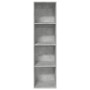 Estantería de madera de ingeniería gris hormigón 40x30x152 cm von , Bücherregale und Regale - Ref: Foro24-857879, Preis: 52,6...