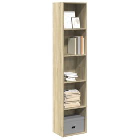 Estantería de madera de ingeniería roble Sonoma 40x30x189 cm de , Librerías y estanterías - Ref: Foro24-857887, Precio: 65,46...