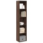 Estantería madera de ingeniería marrón roble 40x30x189 cm by , Bookcases and shelves - Ref: Foro24-857891, Price: 62,71 €, Di...