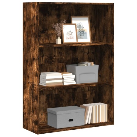 Estantería madera de ingeniería roble ahumado 80x30x114 cm von , Bücherregale und Regale - Ref: Foro24-857935, Preis: 55,20 €...