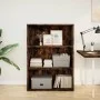 Estantería madera de ingeniería roble ahumado 80x30x114 cm de , Librerías y estanterías - Ref: Foro24-857935, Precio: 54,47 €...
