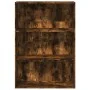 Estantería madera de ingeniería roble ahumado 80x30x114 cm de , Librerías y estanterías - Ref: Foro24-857935, Precio: 54,47 €...