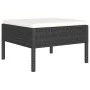 4-piece garden furniture set and black synthetic rattan cushions by vidaXL, Garden sets - Ref: Foro24-3056966, Price: 335,27 ...