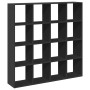 Estantería librería madera ingeniería negra 137,5x29x137,5 cm by , Bookcases and shelves - Ref: Foro24-3310290, Price: 156,09...