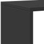 Estantería librería madera ingeniería negra 137,5x29x137,5 cm by , Bookcases and shelves - Ref: Foro24-3310290, Price: 156,09...