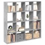 Estantería madera de ingeniería gris hormigón 137,5x29x137,5 cm von , Bücherregale und Regale - Ref: Foro24-3310292, Preis: 1...