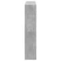 Estantería madera de ingeniería gris hormigón 137,5x29x137,5 cm von , Bücherregale und Regale - Ref: Foro24-3310292, Preis: 1...