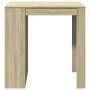 Mesa alta de bar madera ingeniería roble Sonoma 102x70x103,5 cm by , Kitchen and dining tables - Ref: Foro24-3309323, Price: ...