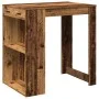 Mesa alta de bar madera ingeniería envejecida 102x70x103,5 cm by , Kitchen and dining tables - Ref: Foro24-3309328, Price: 14...
