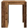 Mesa alta de bar madera ingeniería envejecida 102x70x103,5 cm by , Kitchen and dining tables - Ref: Foro24-3309328, Price: 14...