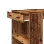 Mesa alta de bar madera ingeniería envejecida 102x70x103,5 cm by , Kitchen and dining tables - Ref: Foro24-3309328, Price: 14...