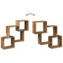 Mueble de pared madera ingeniería madera envejecida 78x18x71 cm by , Shelves and shelves - Ref: Foro24-854812, Price: 27,24 €...