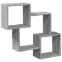 Armario de pared madera de ingeniería gris Sonoma 78x18x71 cm de , Estantes y estanterías - Ref: Foro24-854810, Precio: 28,65...