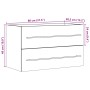 Mueble de lavabo madera ingeniería roble artisian 80x38,5x48 cm von , Badezimmermöbel - Ref: Foro24-856228, Preis: 59,56 €, R...