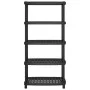Estantería de 5 niveles PP negro 93,5x45,5x194,5 cm von , Industrieregale - Ref: Foro24-4007261, Preis: 116,39 €, Rabatt: %