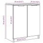 Mueble zapatero madera de ingeniería roble artisian 59x35x70 cm by , Closets and storage - Ref: Foro24-856990, Price: 88,79 €...