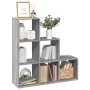 Librería divisor 3 niveles madera gris Sonoma 99x29x99 cm by , Bookcases and shelves - Ref: Foro24-857963, Price: 62,90 €, Di...