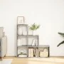 Librería divisor 3 niveles madera gris hormigón 99x29x99 cm von , Bücherregale und Regale - Ref: Foro24-857961, Preis: 61,29 ...